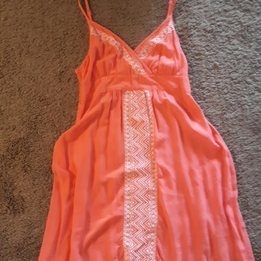 Coral dress